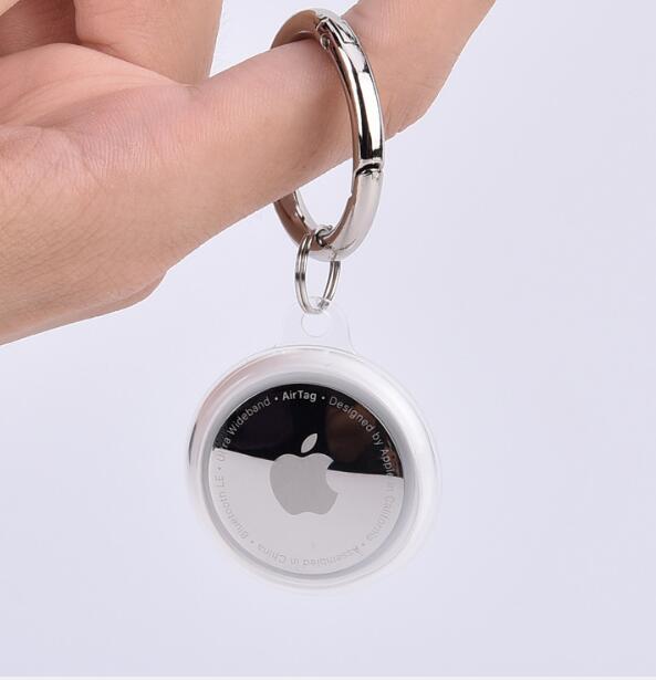 Airtag Case Clear Gel Cover Keyring