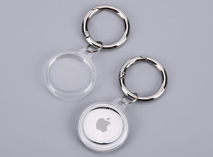 Airtag Case Clear Gel Cover Keyring