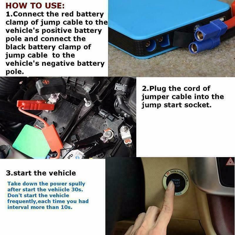 Car Jump Starter Power Bank Booster Car Jump Starter Power Bank Booster