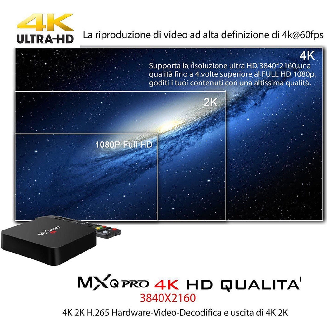MXQ Pro 4K - Smart TV Box T96 MXQ Pro 4K - Smart TV Box T96
