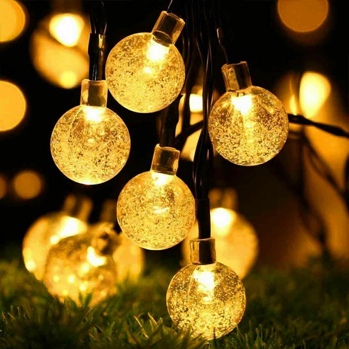 60 LED Solar BULB Lights 11M