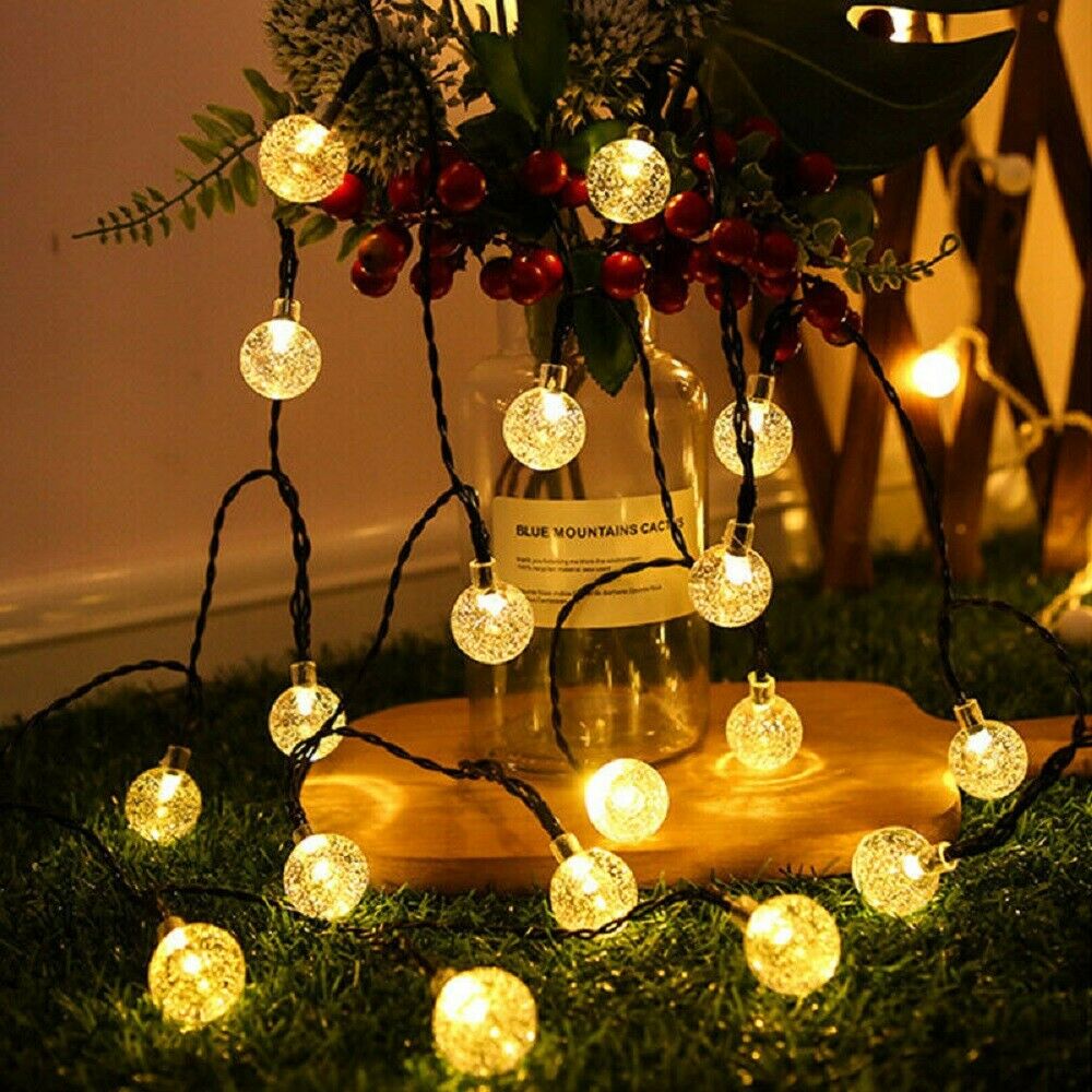 60 LED Solar BULB Lights 11M