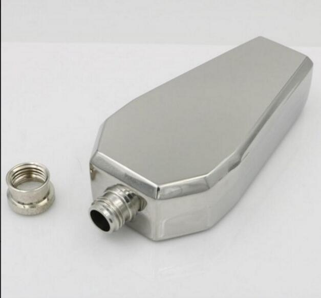 Stainless Steel Liquor Flasks 3.5oz Coffin Shape