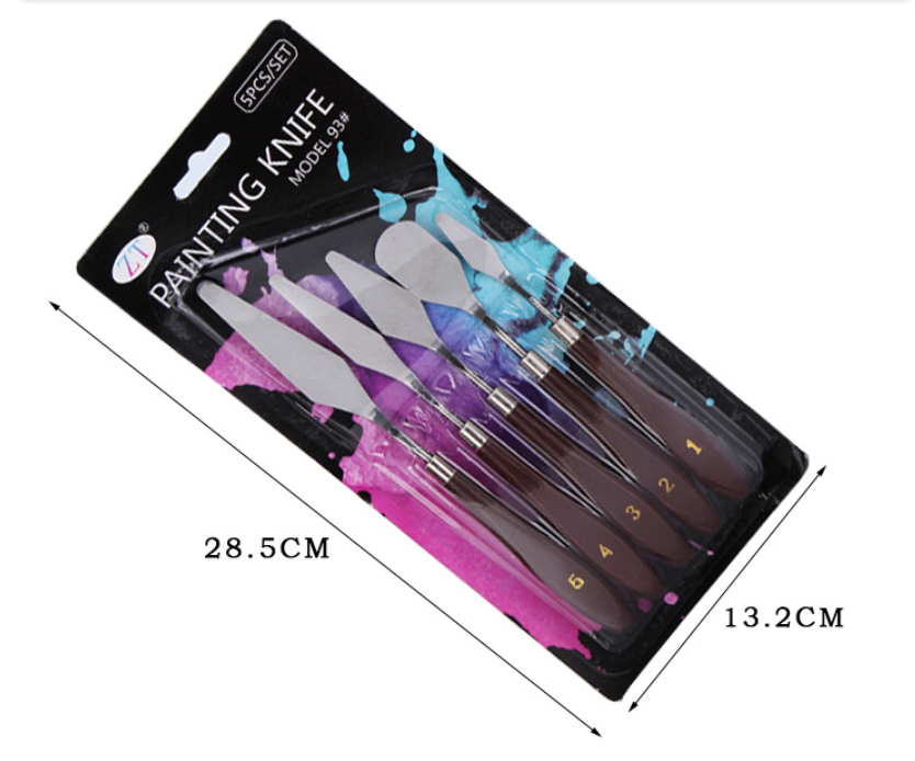5pcs Stainless Steel Painting Knife