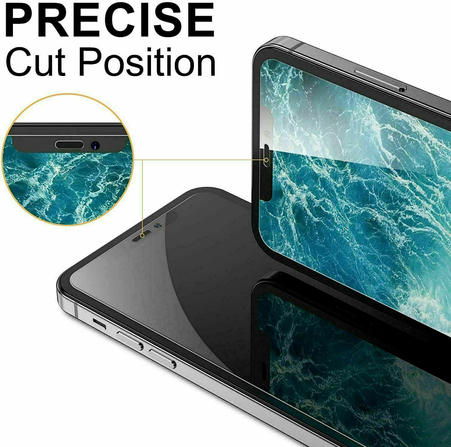 iPhone 13 Pro Max Tempered Glass Screen Protector