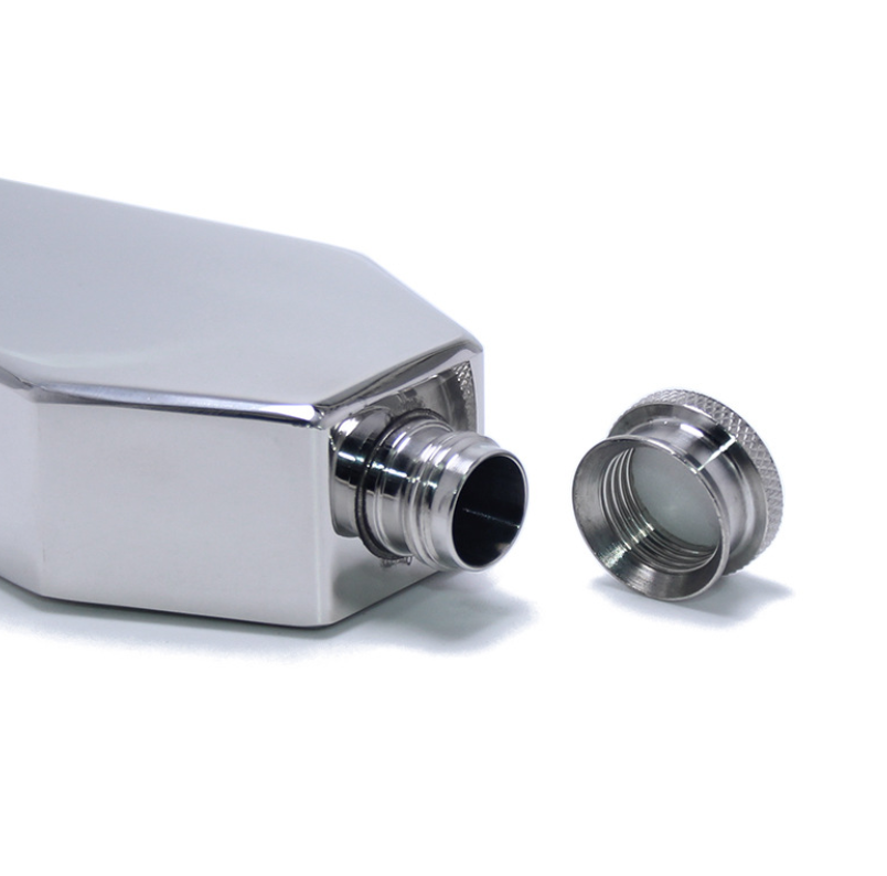 Stainless Steel Liquor Flasks 3.5oz Coffin Shape