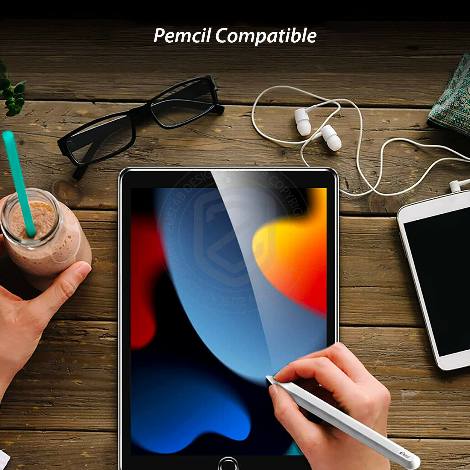 Apple iPad 10.2 Tempered Glass Screen Protector 9th Gen