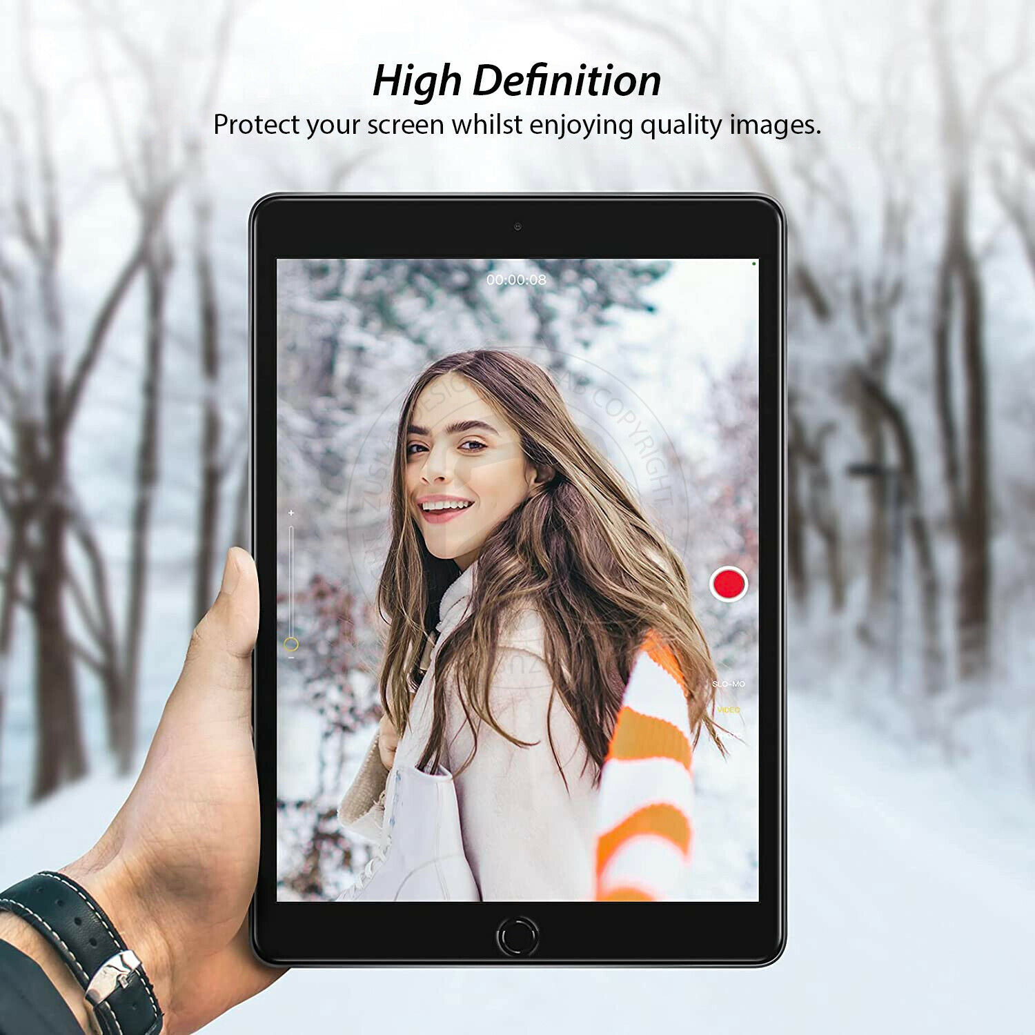 Apple iPad 10.2 Tempered Glass Screen Protector 9th Gen