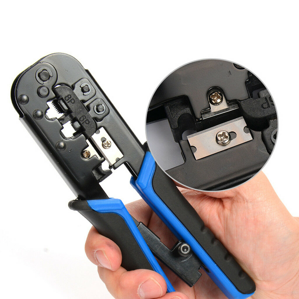 Network Cable Crimper Ratchet Crimping Tool