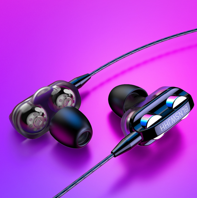 3.5mm In-ear Earphones 3D Stereo Wired with Mic