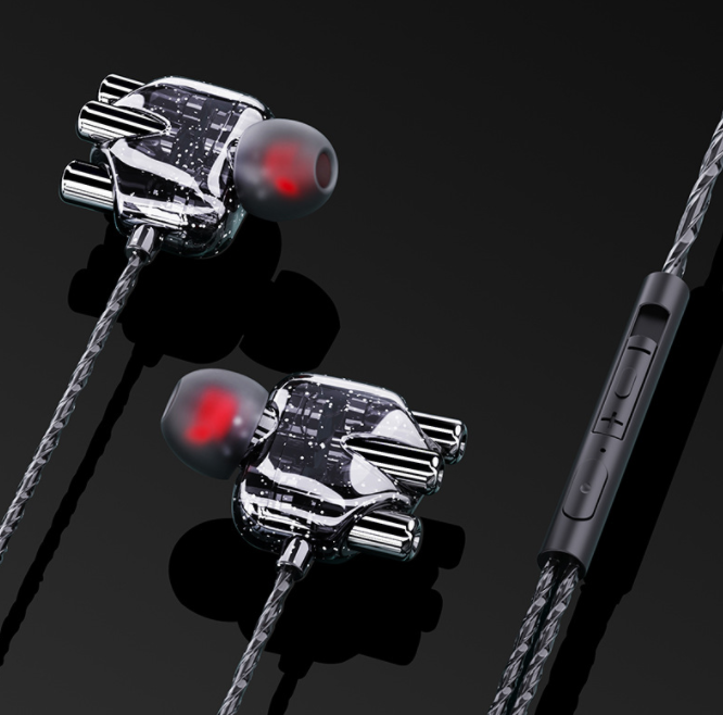 Wired Earphones 8D Stereo with Mic 3.5mm