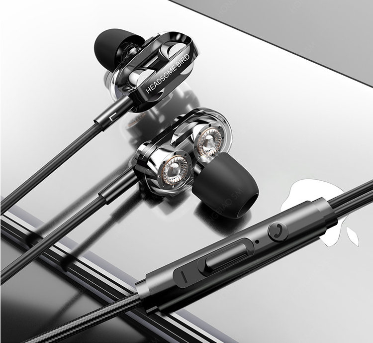 Type C Earphones 3D BASS Stereo with Mic USB C