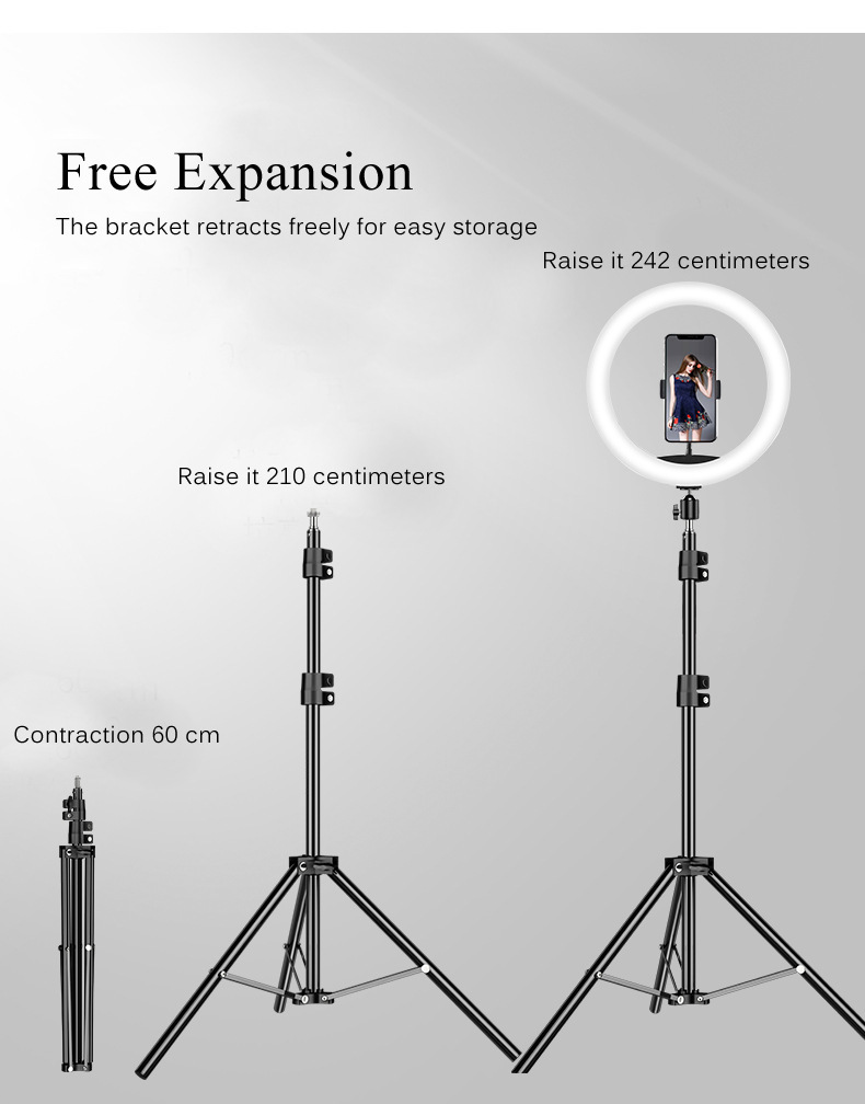 LED Selfie RGB Ring Light with Tripod Stand 2M LED Selfie RGB Ring Light with Tripod Stand 2M