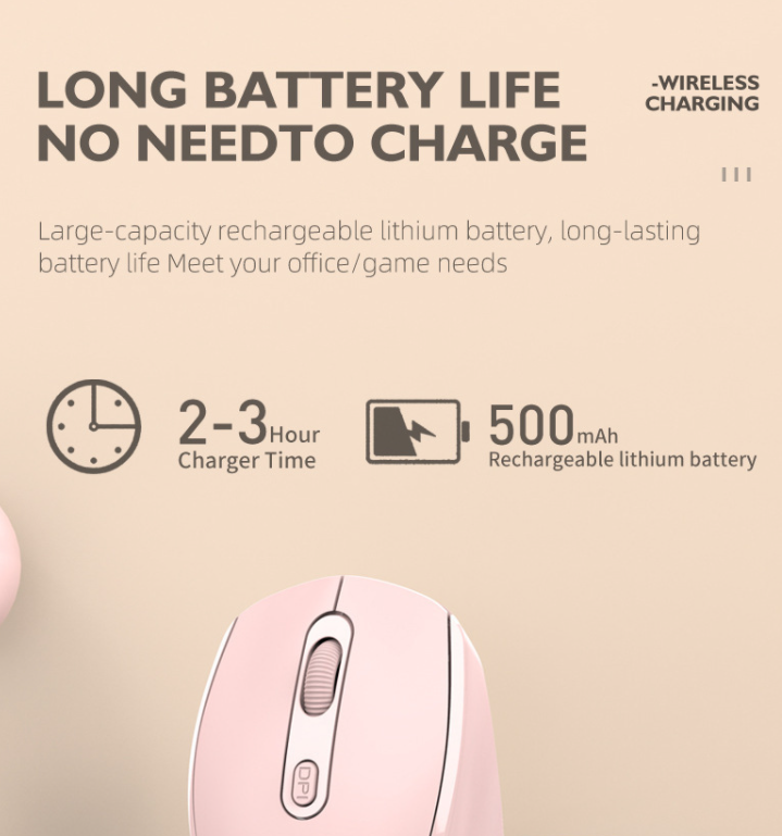 Wireless Mouse Bluetooth Rechargeable Mouse