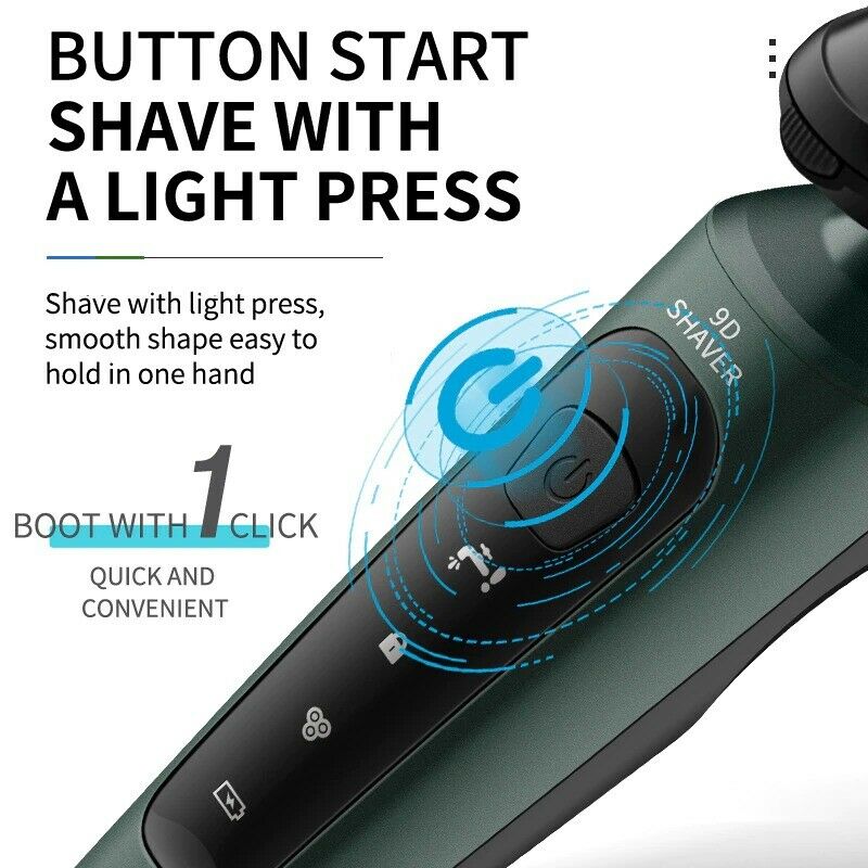 Electric Shaver Set 9D Rechargable Waterproof