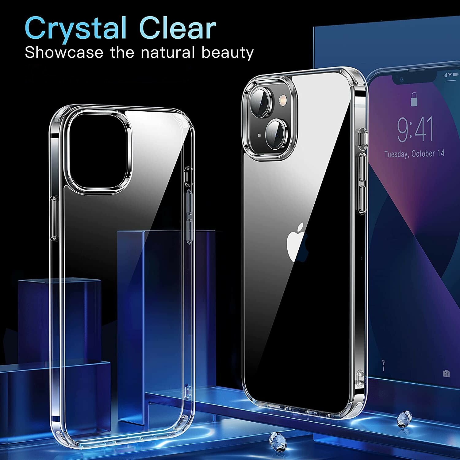 iPhone 13 Case Clear Shockproof Gel Case iPhone 13 Case Clear Shockproof Gel Case