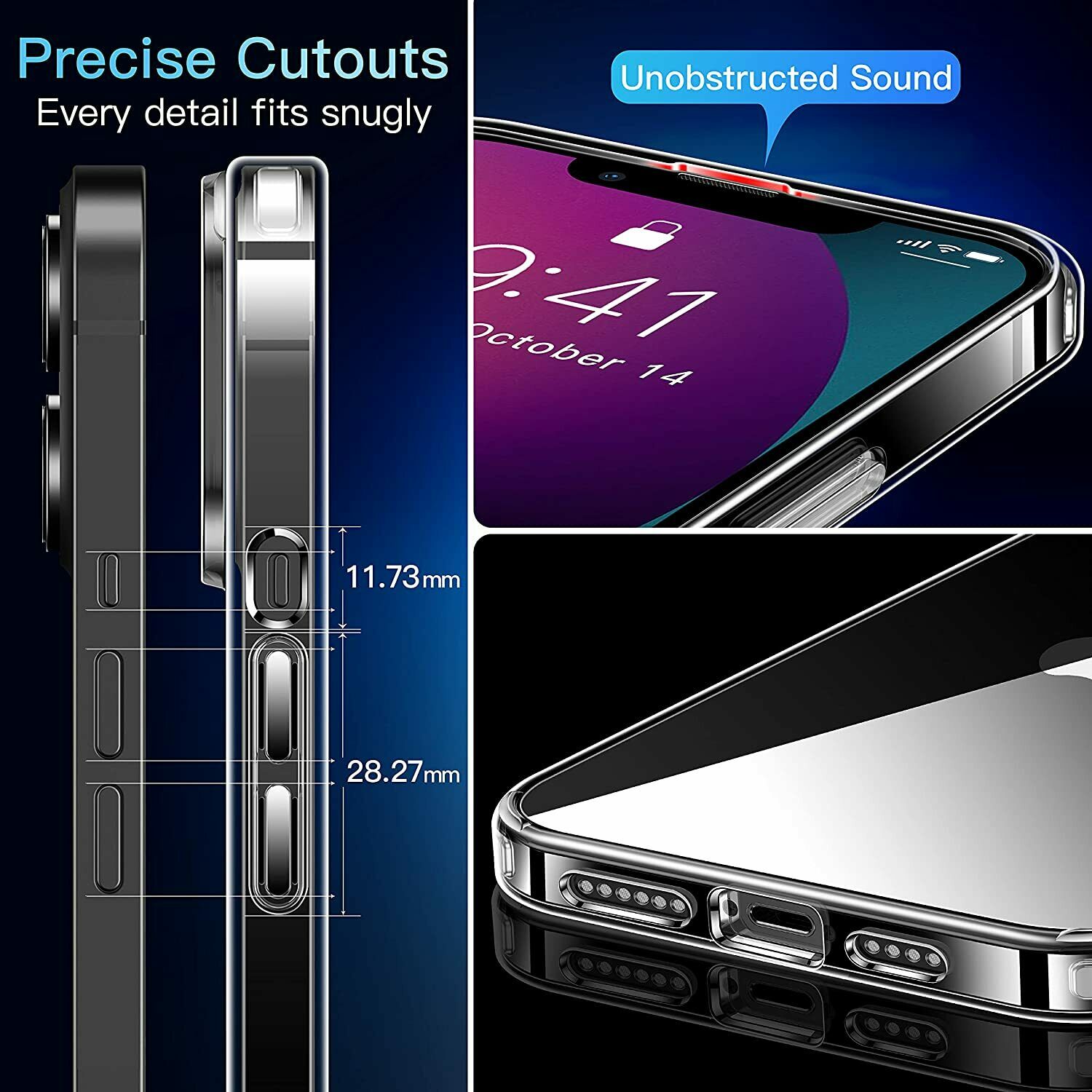 iPhone 13 Case Clear Shockproof Gel Case iPhone 13 Case Clear Shockproof Gel Case