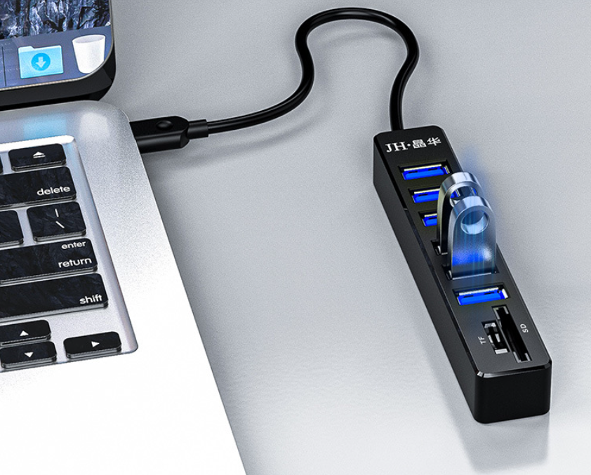 USB Hub 3.0 with SD and TF Card Reader