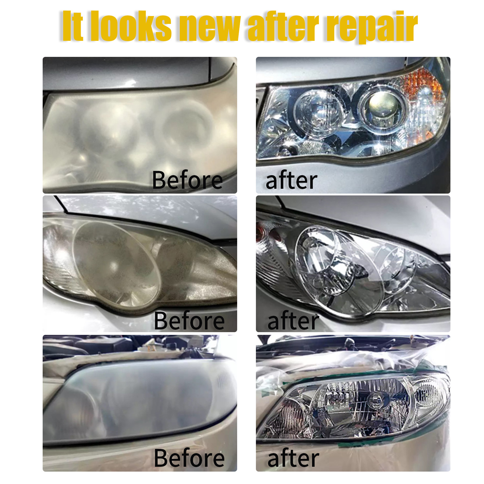 Headlight Restorer Car Headlight Repair Spray Headlight Restorer Car Headlight Repair Spray