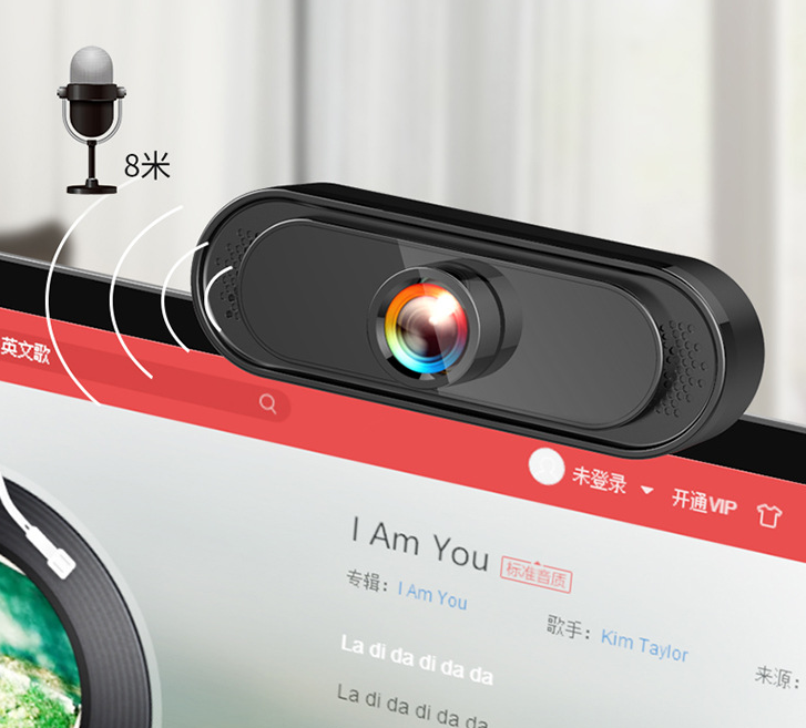 Web Camera with Mic 1080P HD