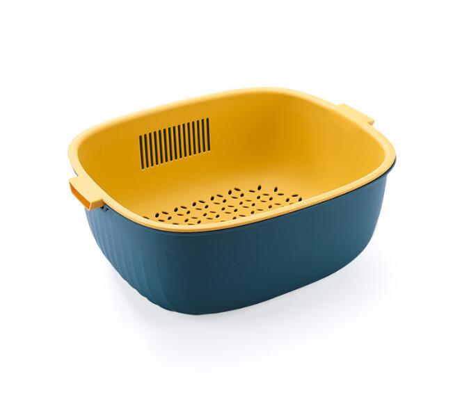 Kitchen Double Drain Basket