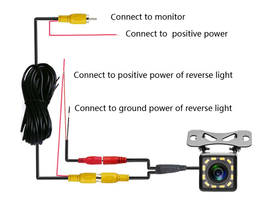 12 LED Car Rear View Camera