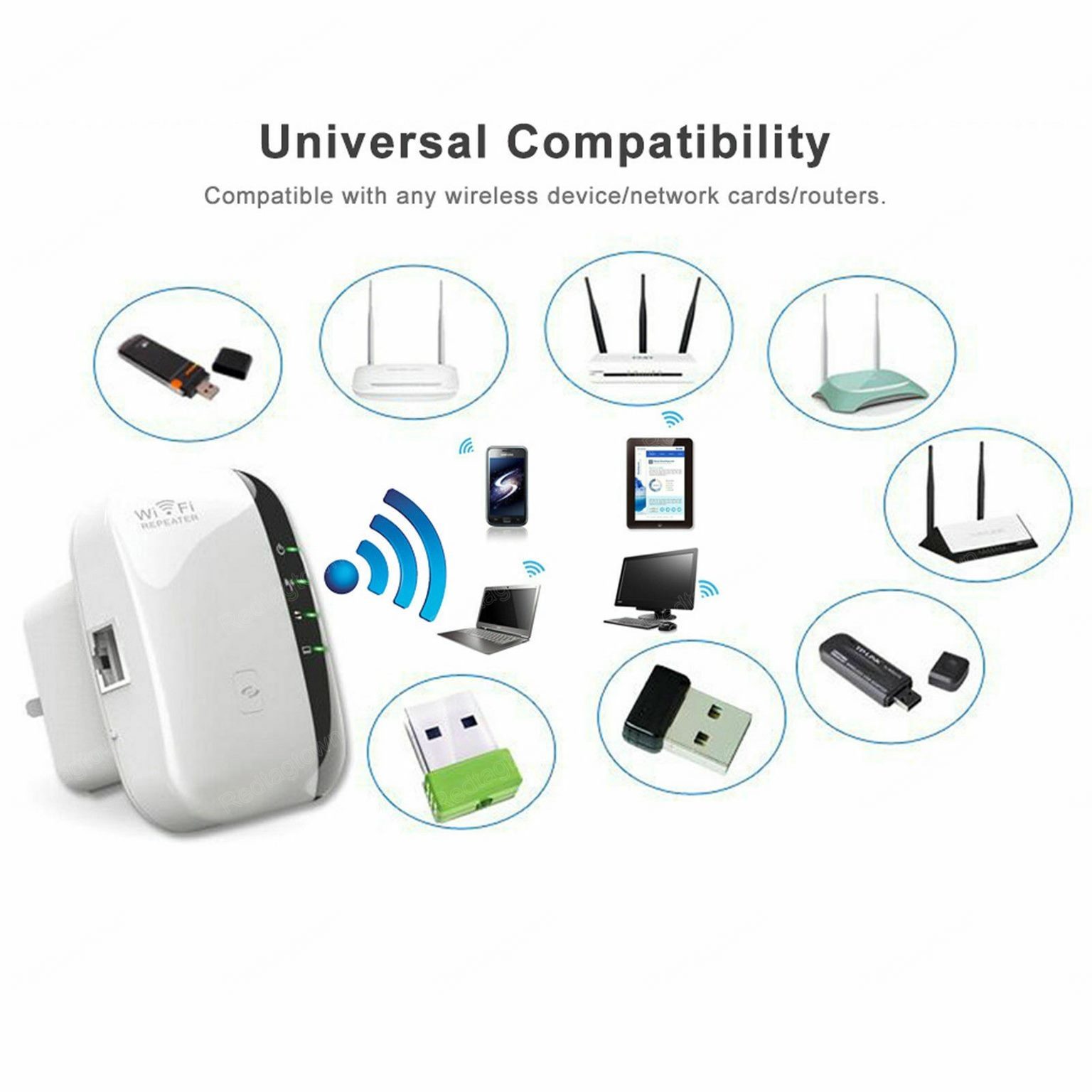 Wireless WIFI Repeater Router Extender 300Mbps