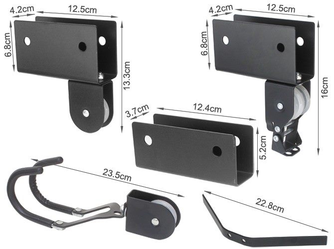 Kayak Hoist Lift Pulley System Hanging Hook 57KG Kayak Hoist Lift Pulley System Hanging Hook 57KG