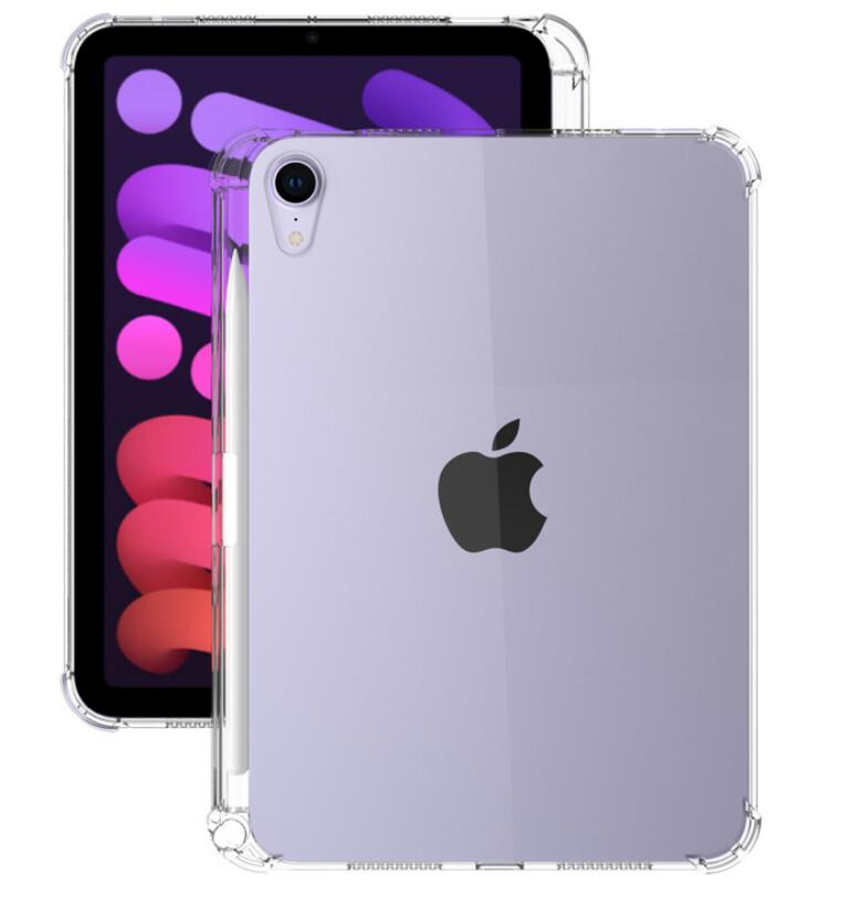 iPad Mini 6 Clear Soft Gel Case with Pen slot