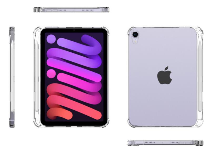iPad Mini 6 Clear Soft Gel Case with Pen slot