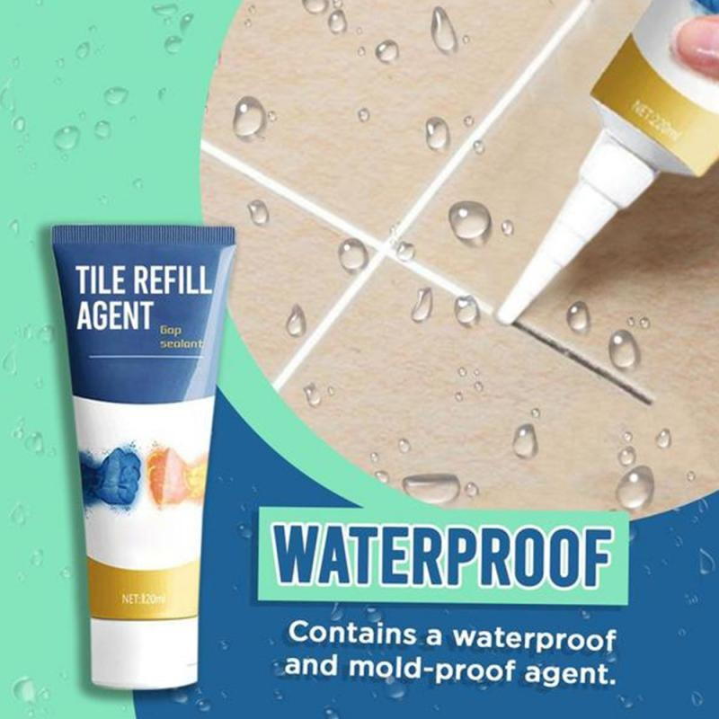 Tile Gap Repair Agent White Tile Refill Grout Pen Mold Cleaner