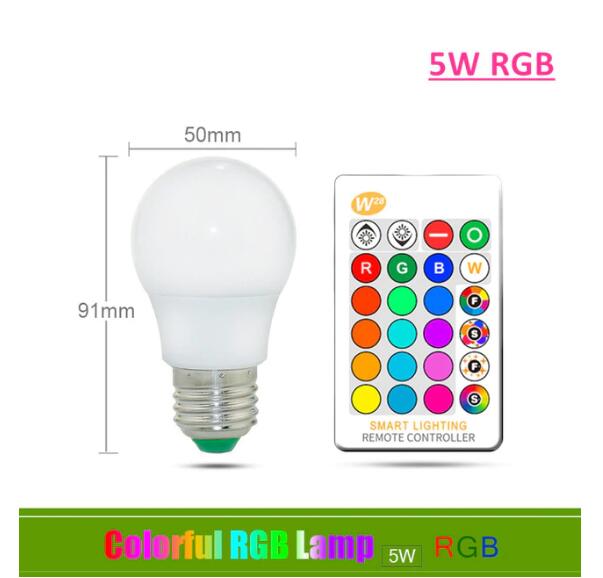 RGB LED Bulb Lights 220V E27 RGB LED Bulb Lights 220V E27