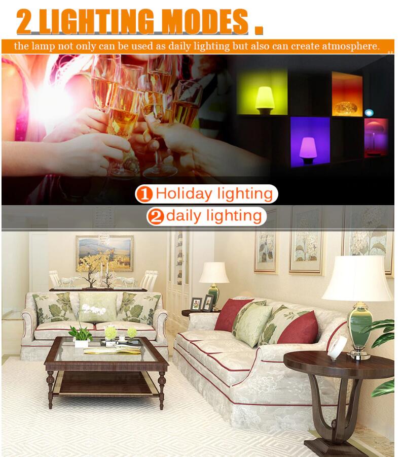 RGB LED Bulb Lights 220V E27 RGB LED Bulb Lights 220V E27