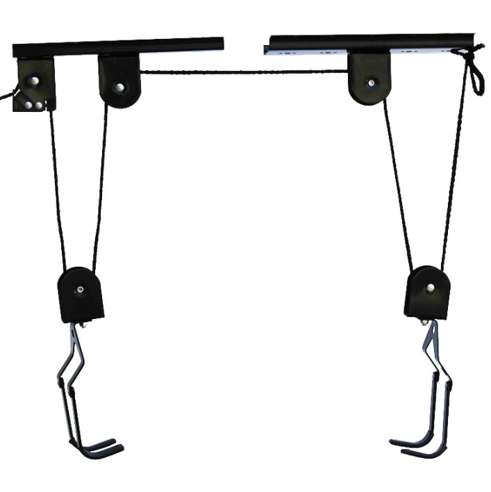 Bicycle Rack Ceiling Hoist, Storage Hoist Bicycle Rack Ceiling Hooks