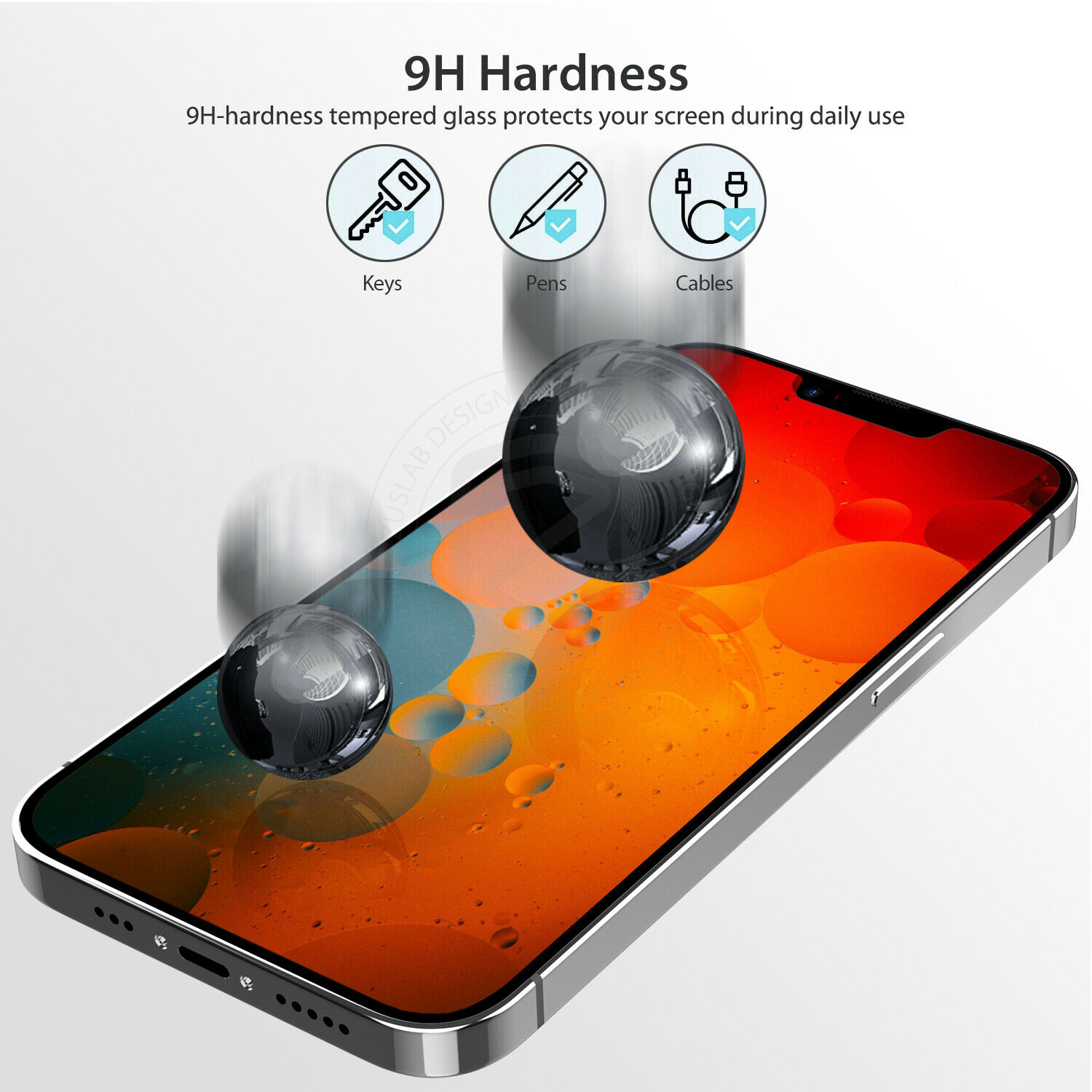 iPhone 13 Pro Privacy Full Tempered Glass Screen Protector
