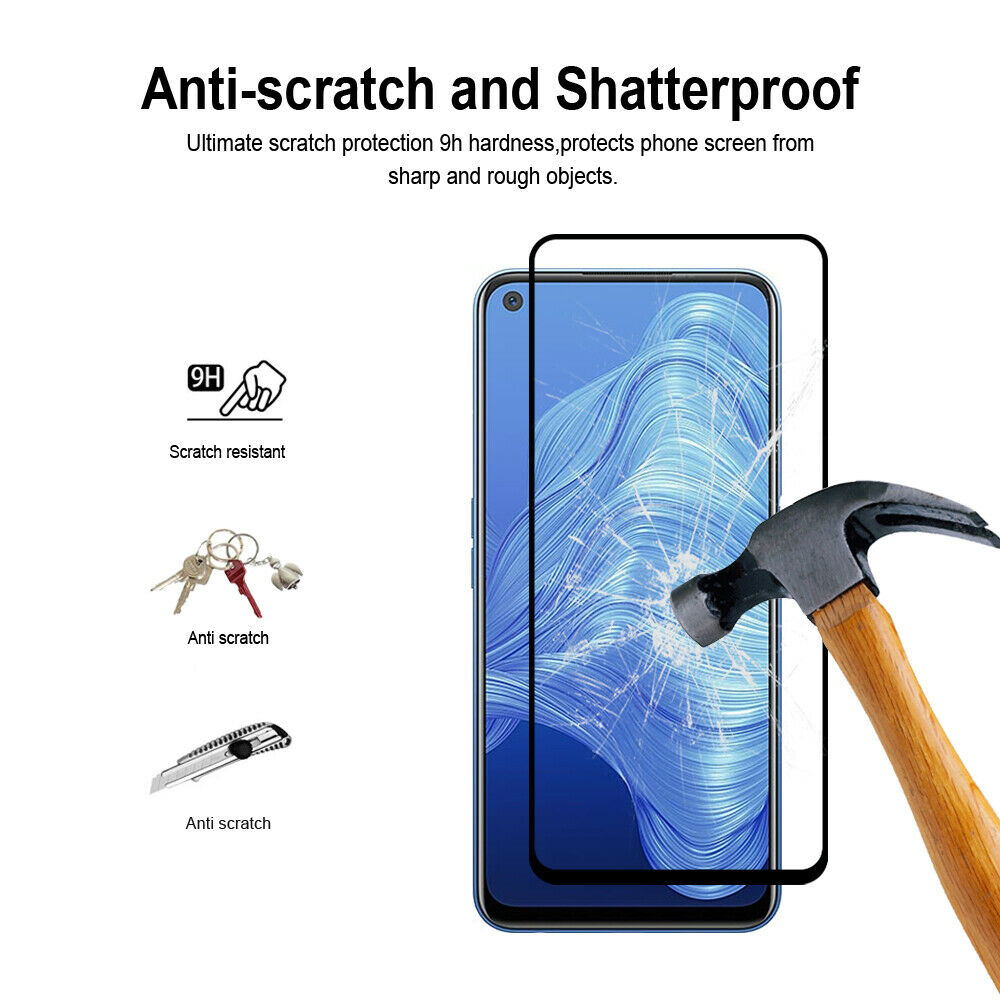 Realme 7 5G Tempered Glass Screen Protetor Full Cover