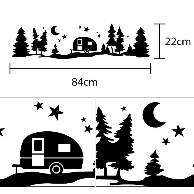 Car sticker Caravan Motorhome