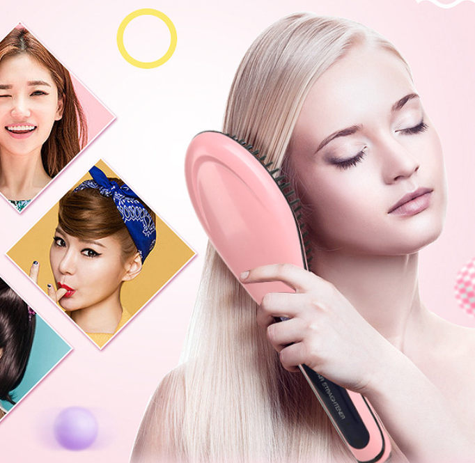 Electric Straight Hair Comb Brush
