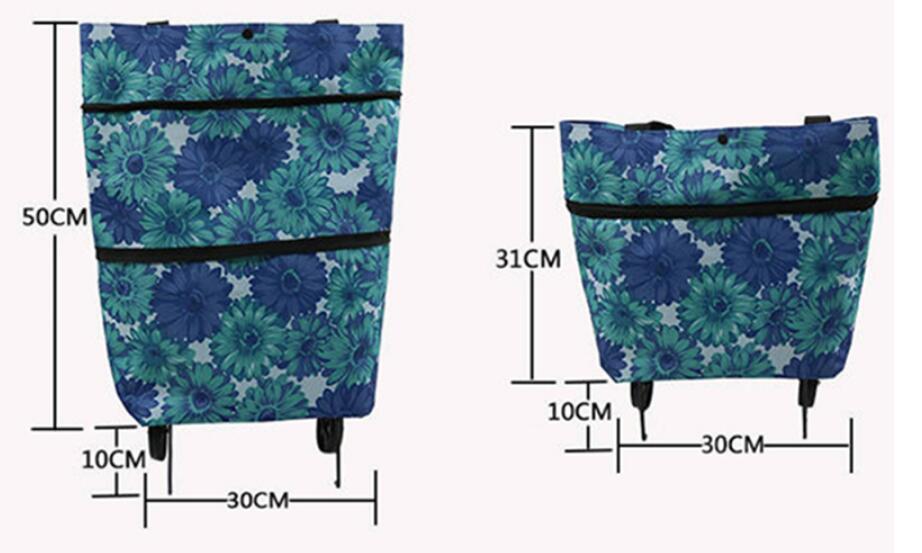 Wheeled Shopping Bag Trolley Bag