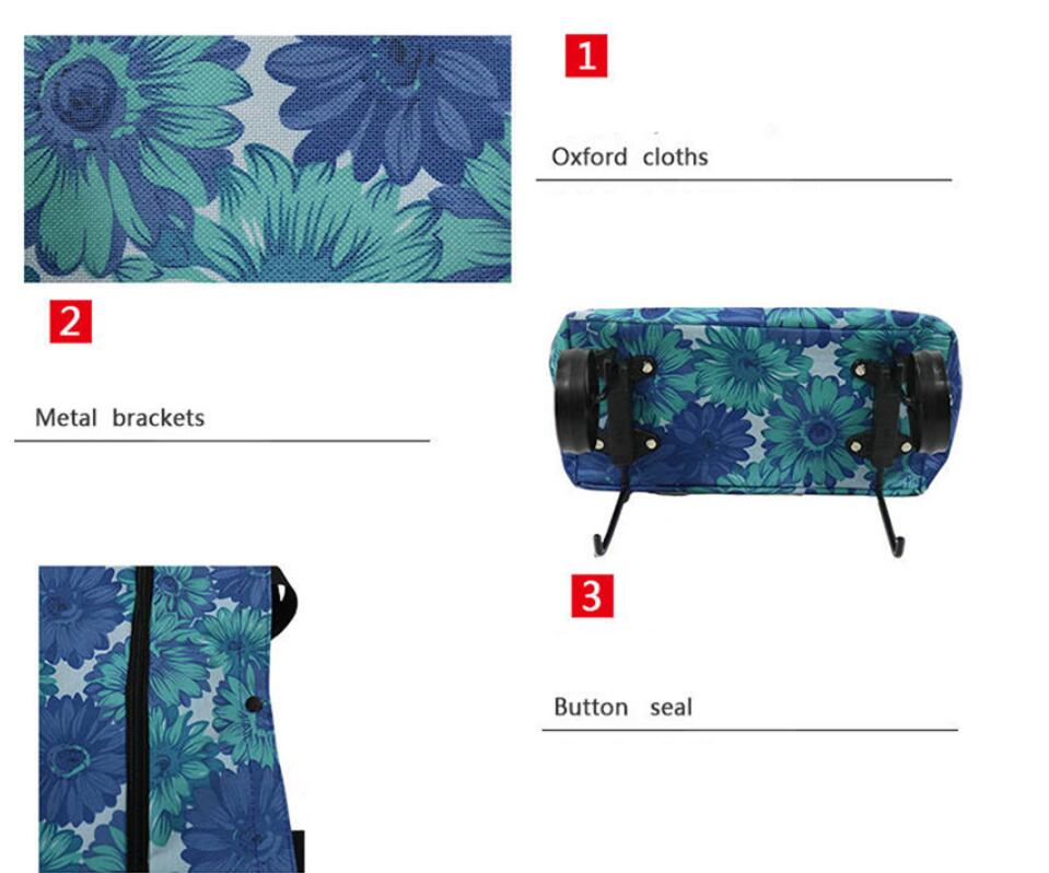 Wheeled Shopping Bag Trolley Bag