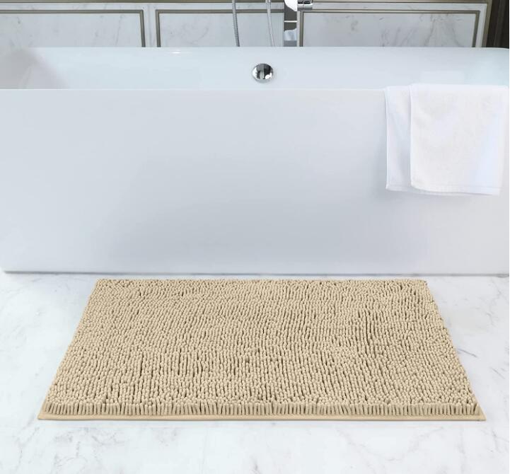 Non slip Microfiber Absorbent Chenille Bath Bathroom Floor Mat Shower Rug Non slip Microfiber Absorbent Chenille Bath Bathroom Floor Mat Shower Rug