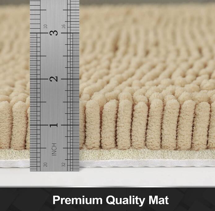 Non slip Microfiber Absorbent Chenille Bath Bathroom Floor Mat Shower Rug Non slip Microfiber Absorbent Chenille Bath Bathroom Floor Mat Shower Rug