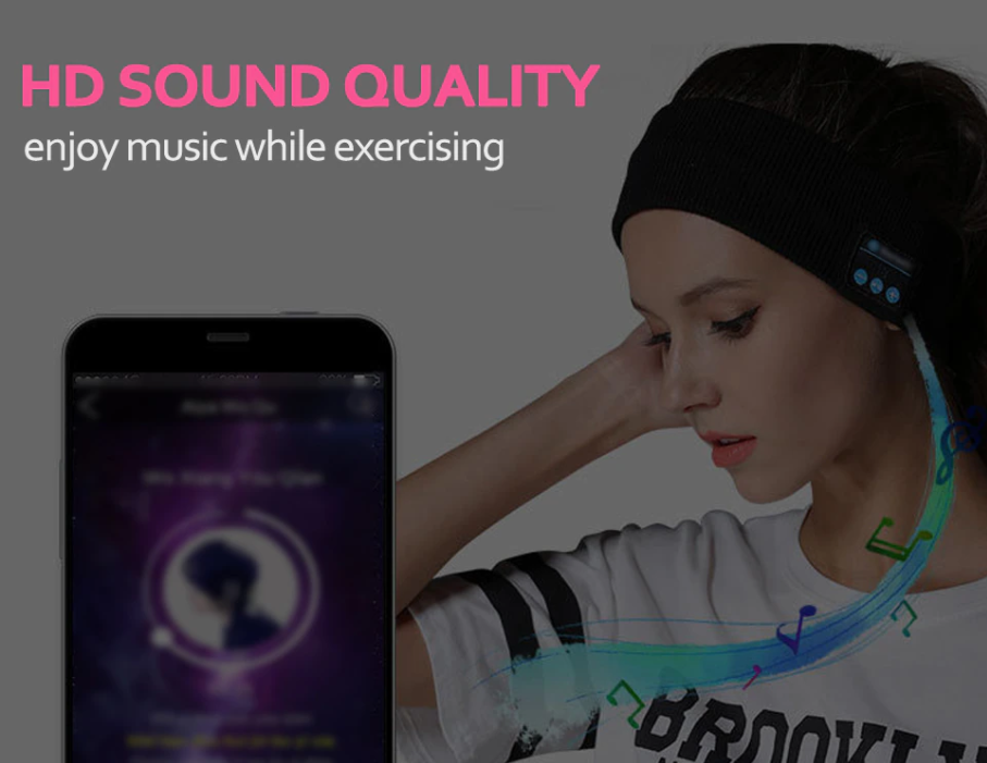 Bluetooth Headband Earphone -BLACK Bluetooth Headband Earphone -BLACK