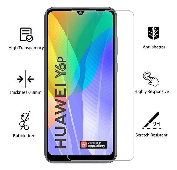 Huawei Y6p Screen Protector Tempered Glass Screen Protector Huawei Y6p Screen Protector Tempered Glass Screen Protector