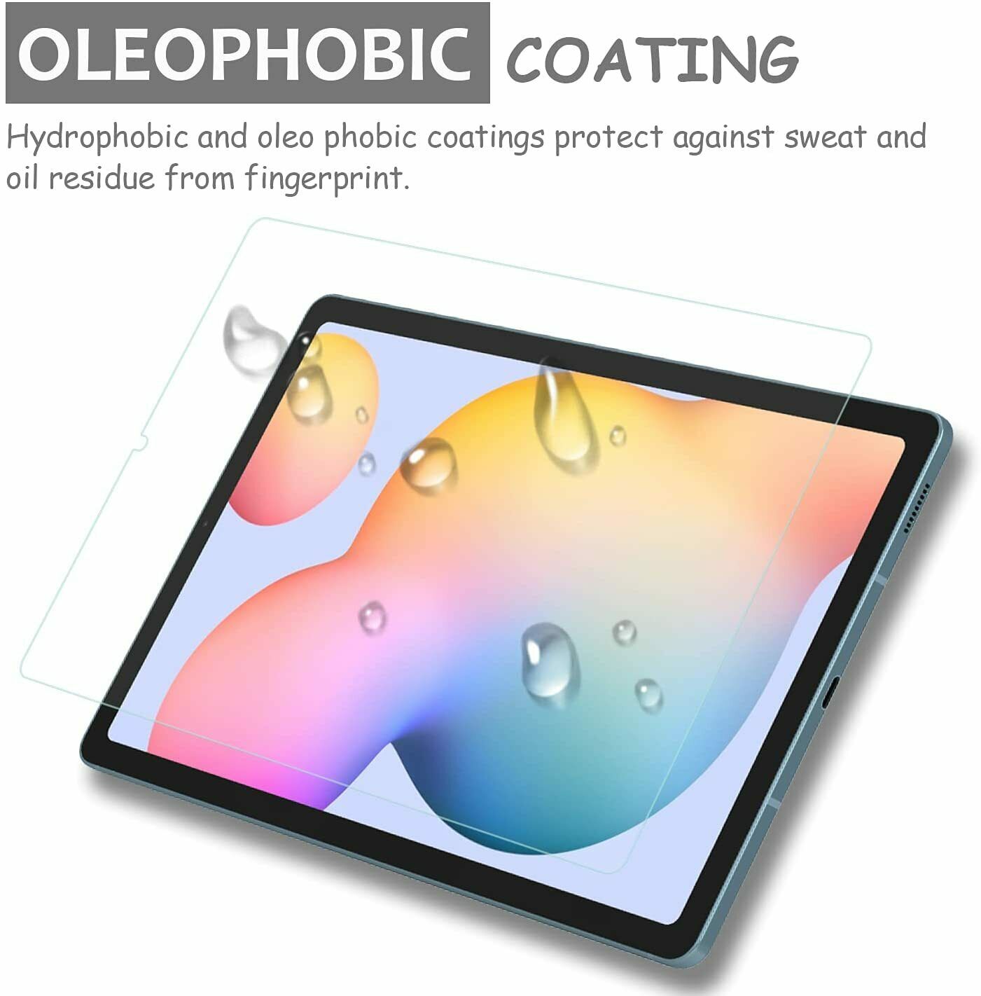 Samsung Galaxy Tab S6 Lite Tempered Glass Screen Protector