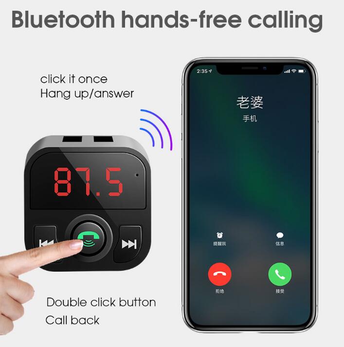 Bluetooth FM Transmitter for Car Music Player Bluetooth FM Transmitter for Car Music Player