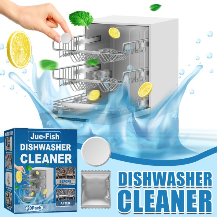Dishwasher Cleaner Strong Oil Stain Removal 20 PCS Dishwasher Cleaner Strong Oil Stain Removal 20 PCS