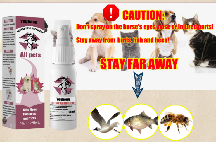 Pet anti-flea spray insect repellent