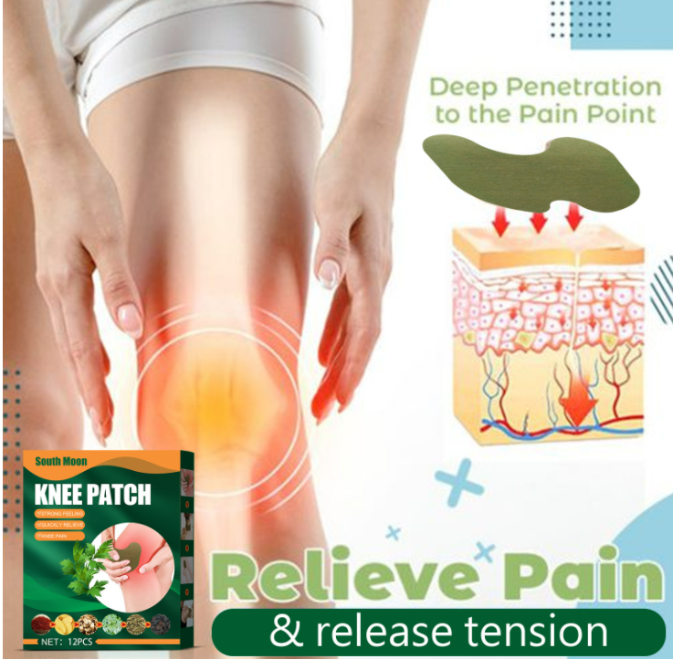 Knee Sore Patch Moxa Plaster Wormwood Sticker 12PCS Knee Sore Patch Moxa Plaster Wormwood Sticker 12PCS
