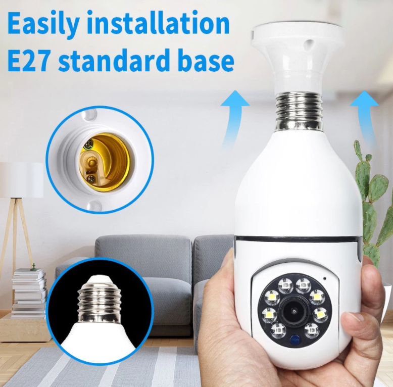 E27 LED Bulb Full HD Wireless Home Security WiFi CCTV E27 LED Bulb Full HD Wireless Home Security WiFi CCTV